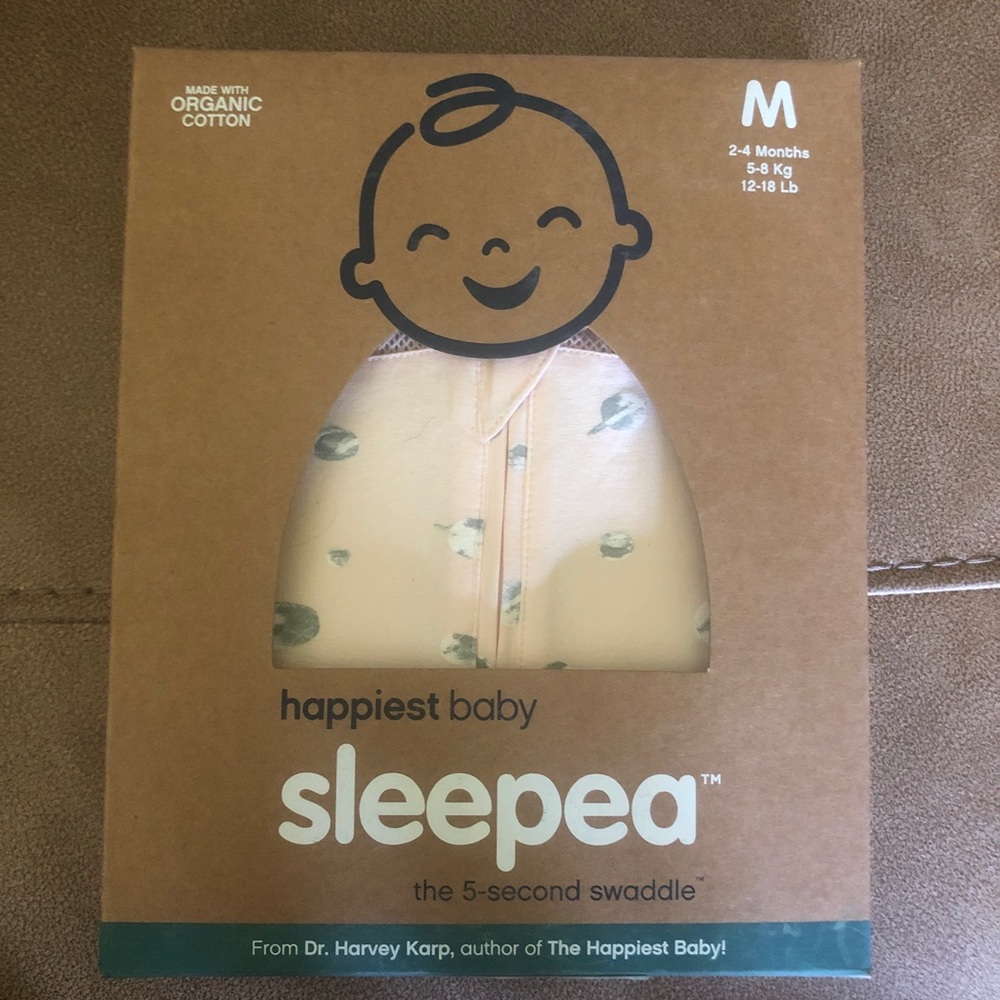Happiest Baby Sleepea 5-Second Swaddle NWT Medium